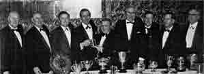 Jack Devin with friends from the Vintners Golf Club. 1970